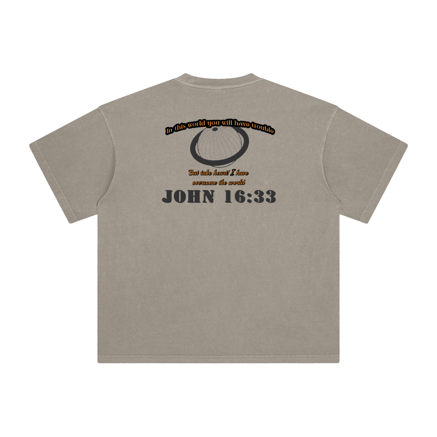 Take Heart! Undefeated 4s T-Shirt (Enzyme Washed)