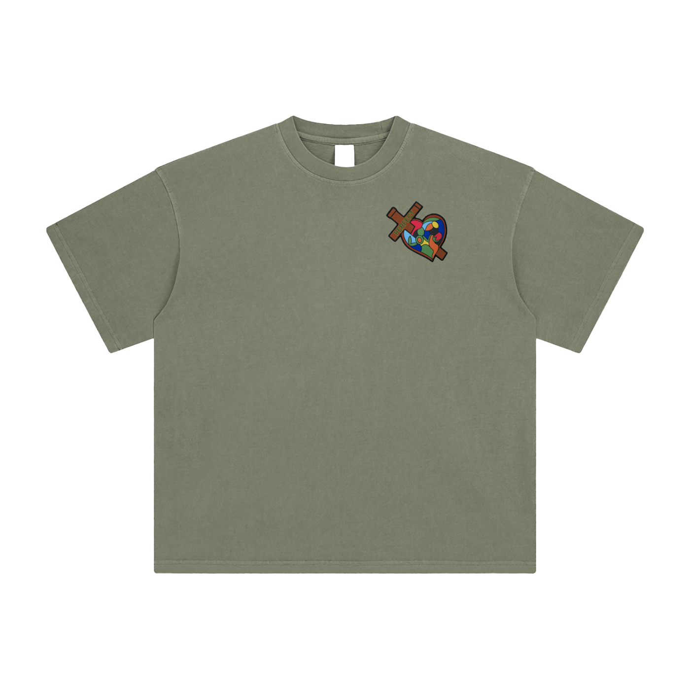 Take Heart! Undefeated 4s T-Shirt (Enzyme Washed)