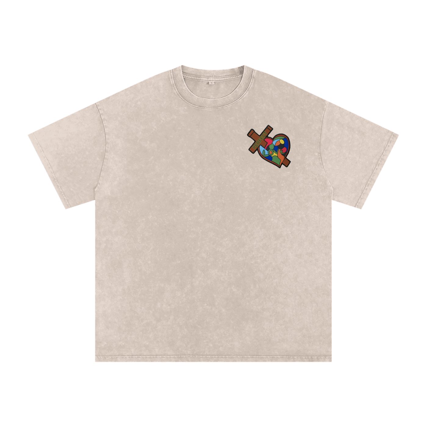 Take Heart! Black Globe (Acid Wash T-Shirt)