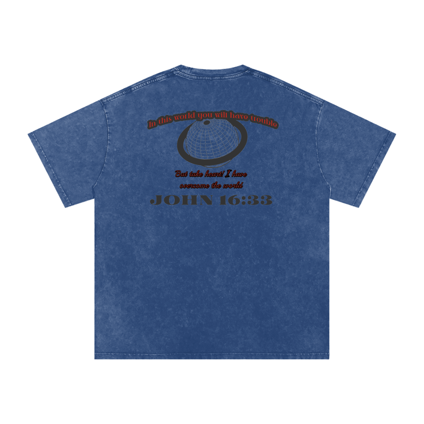 Take Heart! Black Globe (Acid Wash T-Shirt)