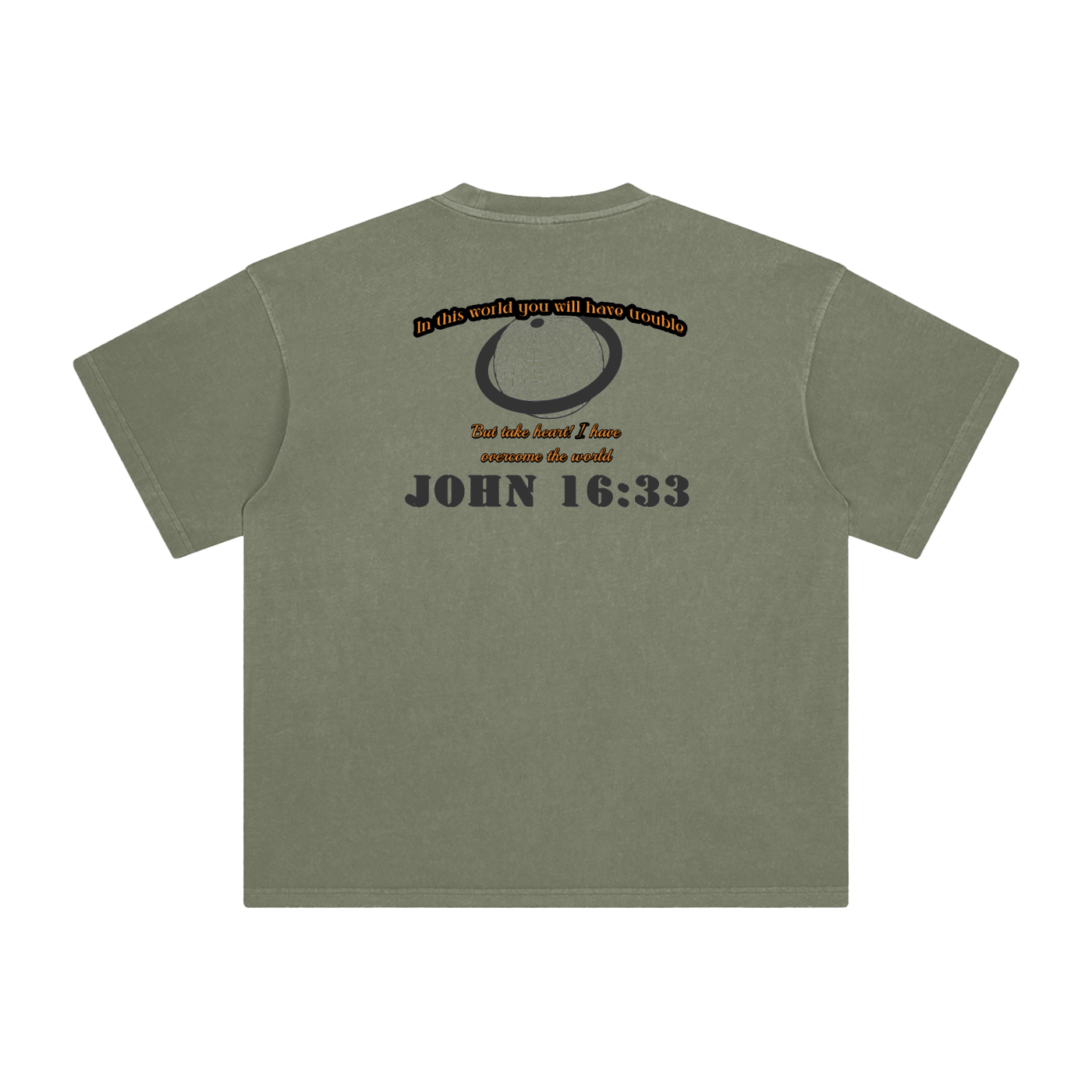 Take Heart! Undefeated 4s T-Shirt (Enzyme Washed)