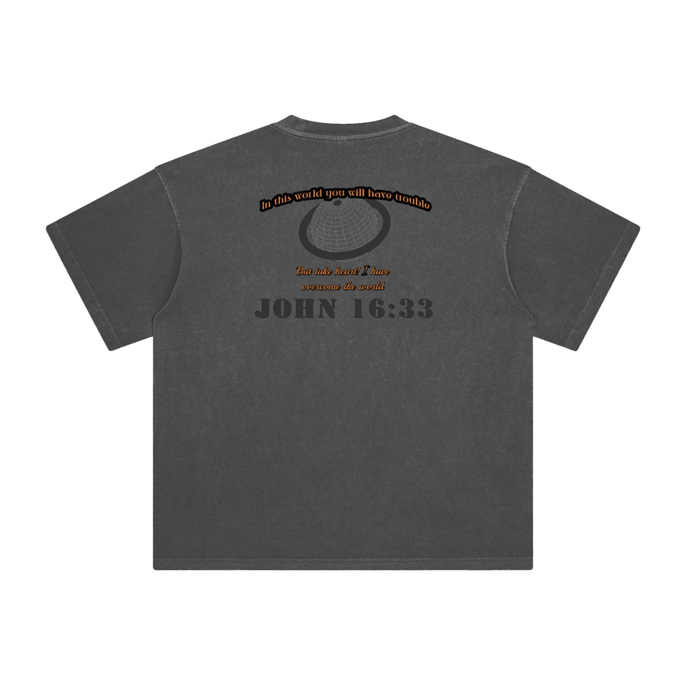 Take Heart! Undefeated 4s T-Shirt (Enzyme Washed)