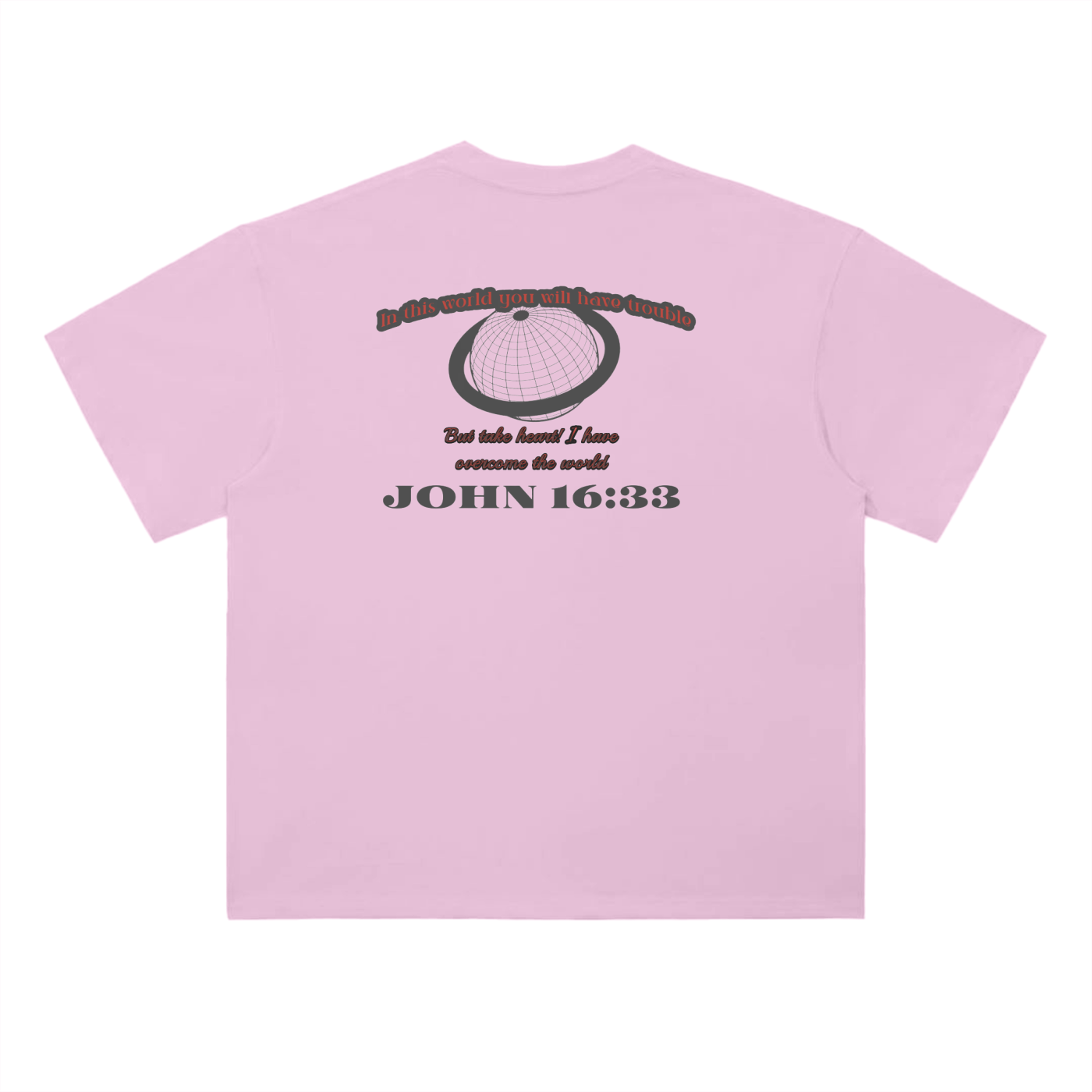 Take Heart! (Logo Centered) - Drop Shoulder T-Shirt