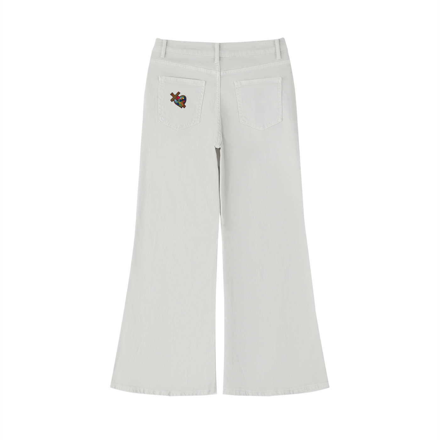 Devoted to God Women's Flared Leg Jeans