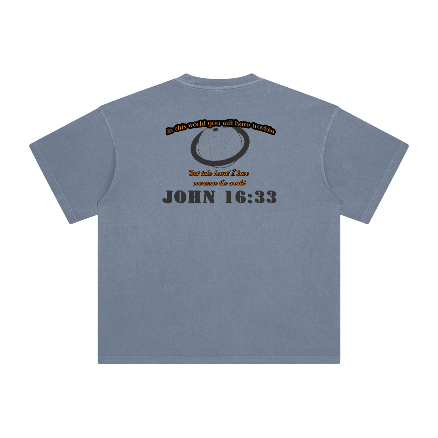 Take Heart! Undefeated 4s T-Shirt (Enzyme Washed)