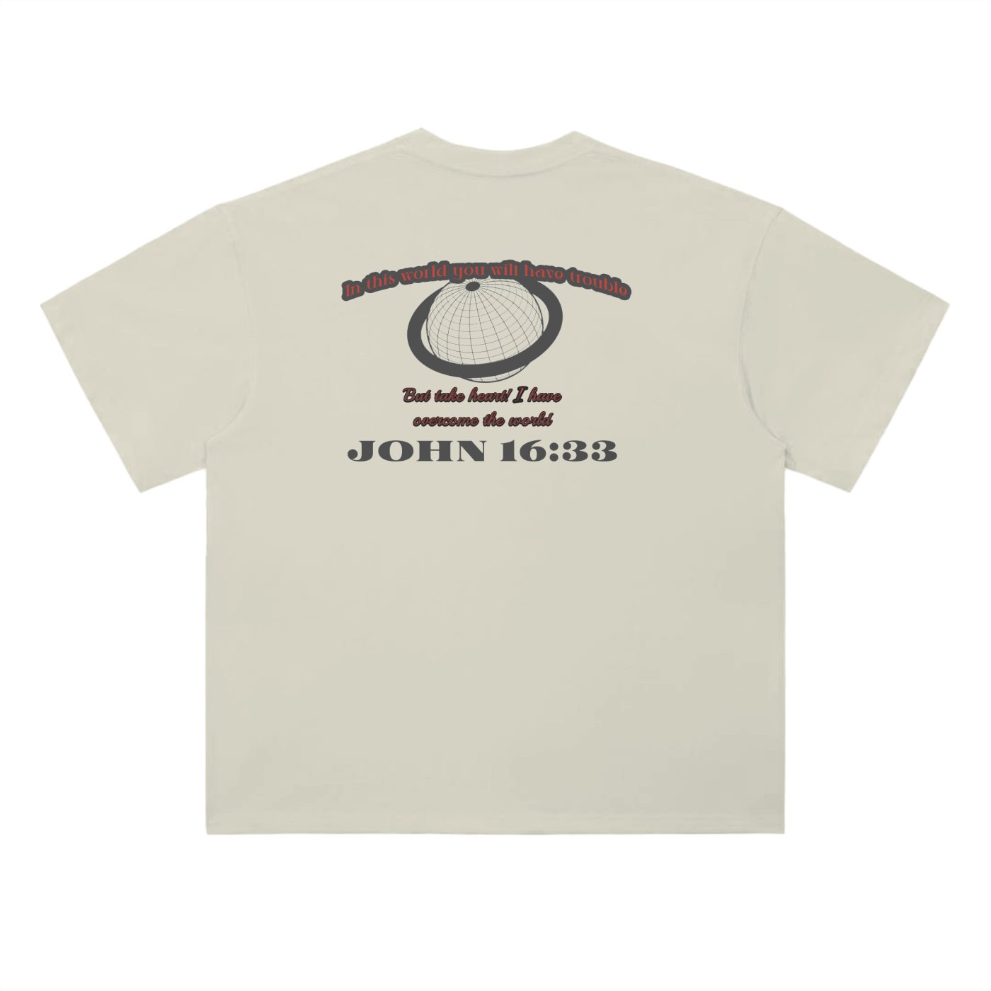 Take Heart! (Logo Centered) - Drop Shoulder T-Shirt