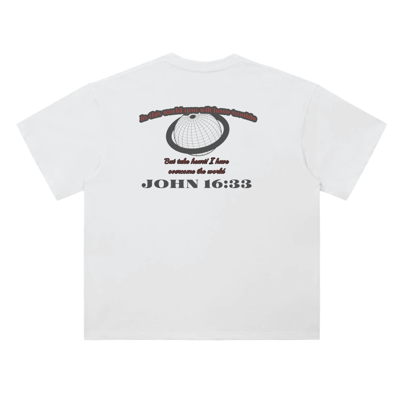 Take Heart! (Logo Centered) - Drop Shoulder T-Shirt