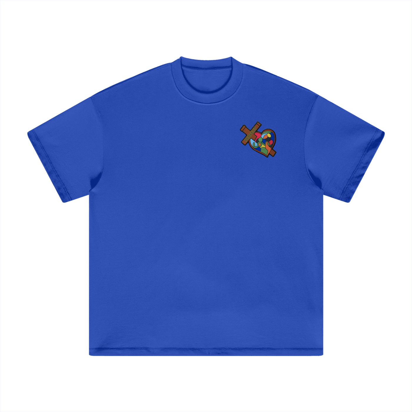 Take Heart! T-Shirt - Neon Lettering & White Globe