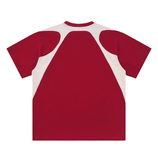 Perfect Love - Contrast Panel Cotton T-Shirt