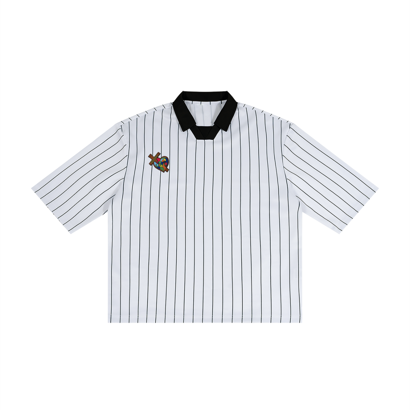 Perfect Love Unisex Pinstripe Soccer Jersey