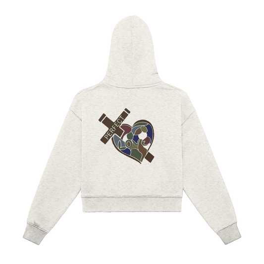 Women's Perfect Love - Zip-Up Crop Hoodie
