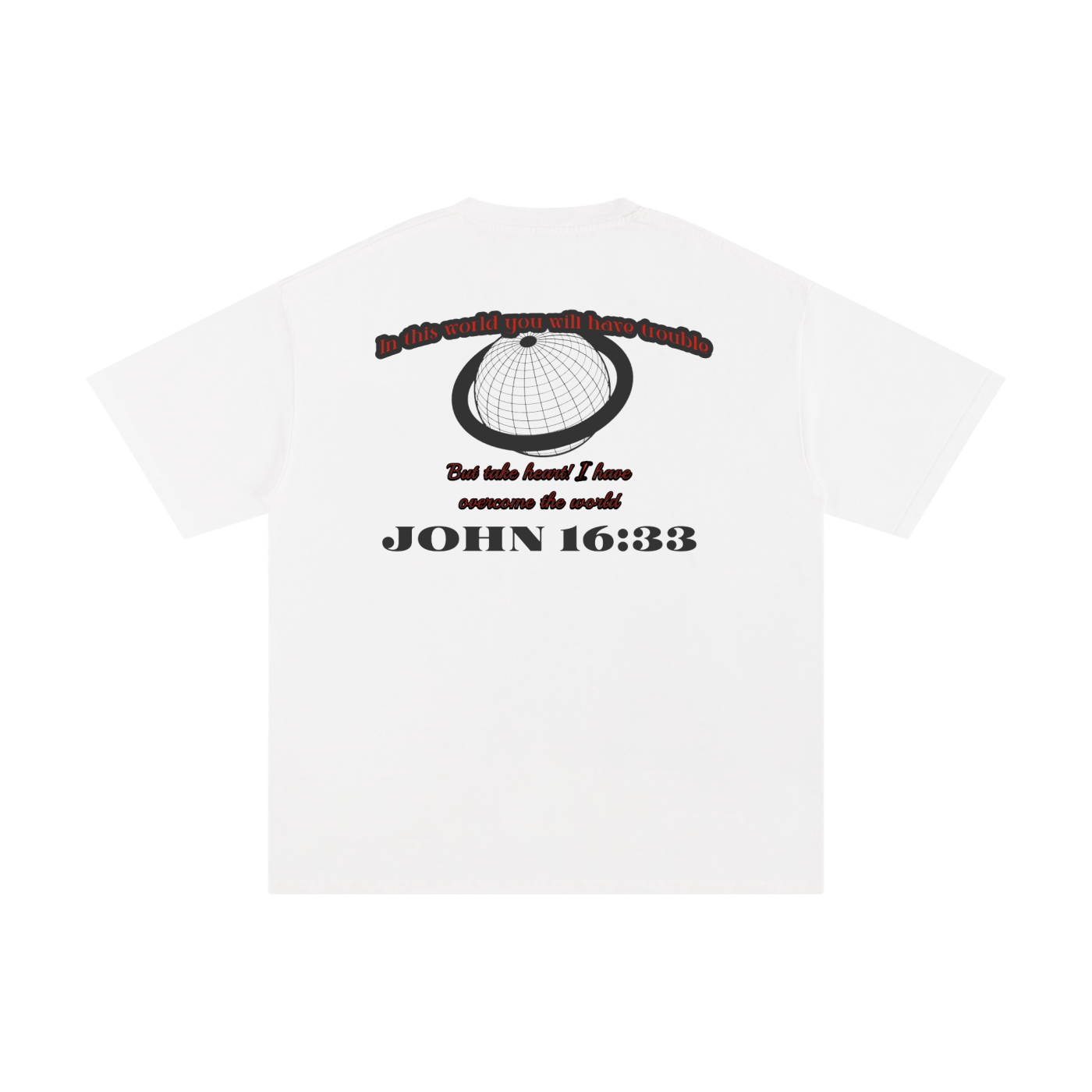 Take Heart! Black Globe (Unisex T-Shirt)