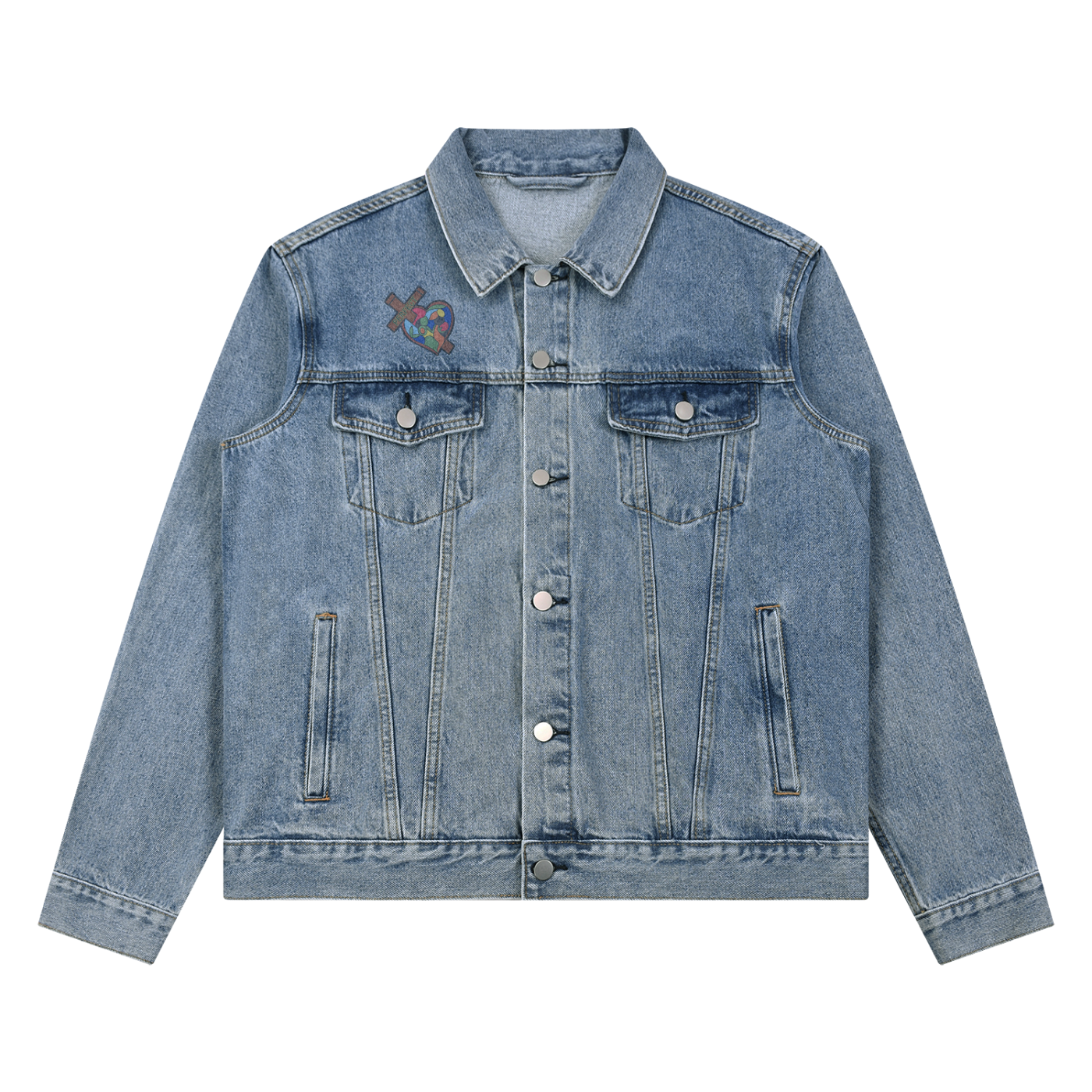Perfect Love Unisex Denim Jacket