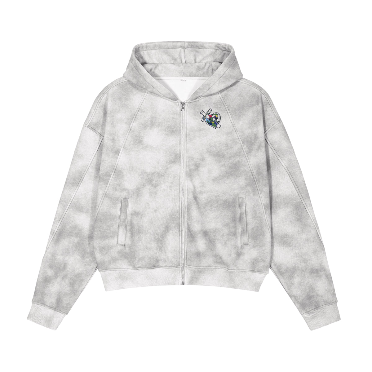 How Much More Me - Zip-Up Fleece Hoodie