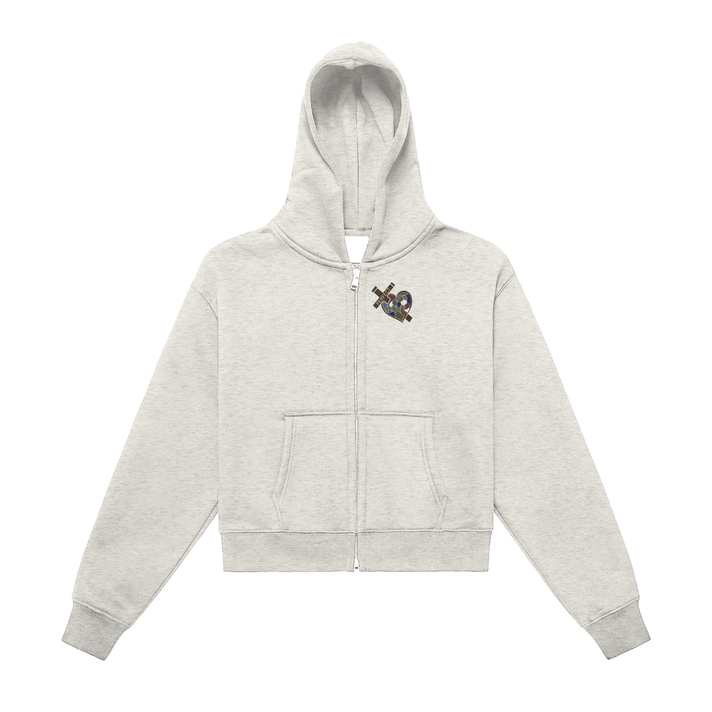 Women's Perfect Love - Zip-Up Crop Hoodie