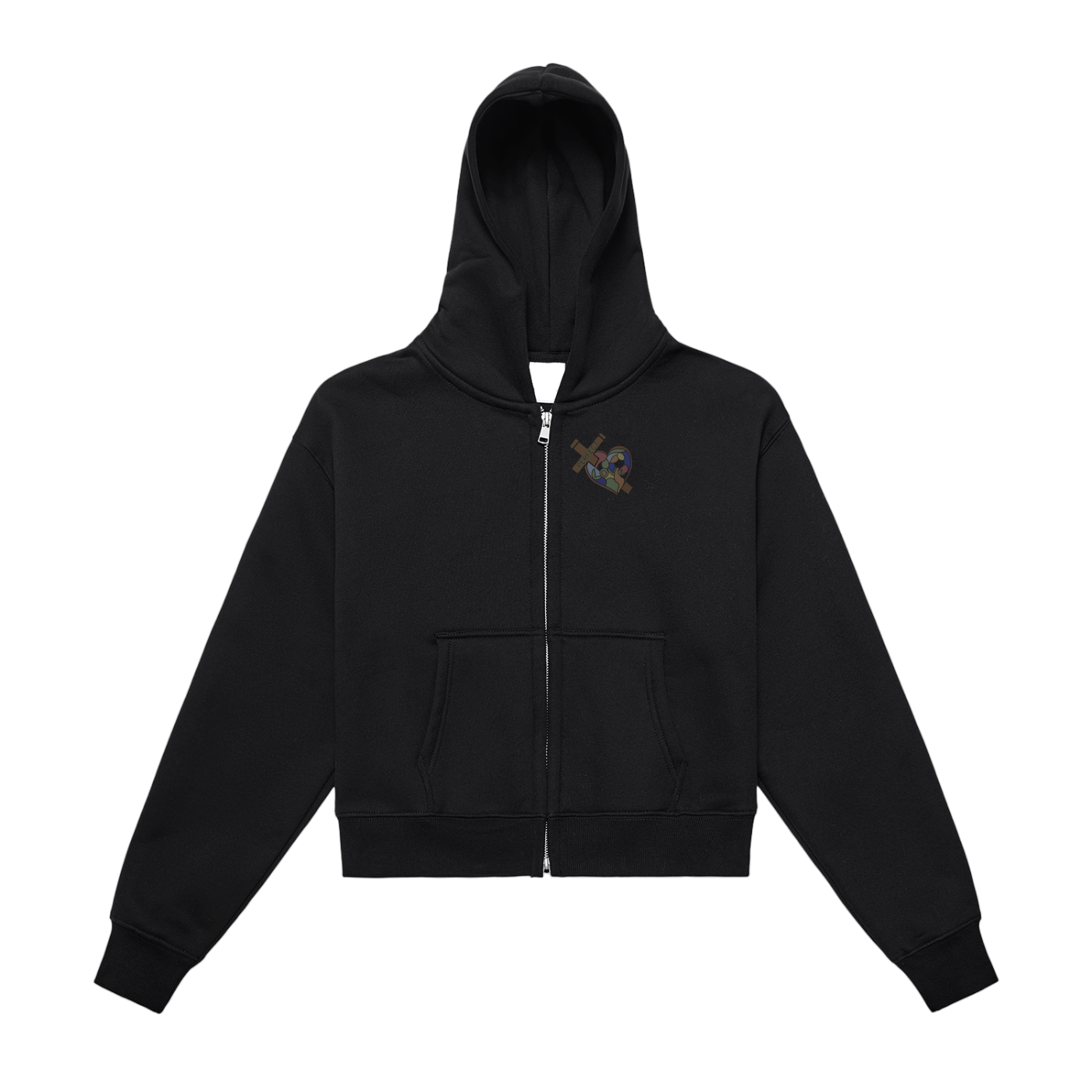 Women's Perfect Love - Zip-Up Crop Hoodie